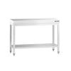 Commercial Stainless Steel Centre Table PREMIUM - 1000x700mm - with Undershelf