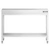 Commercial Stainless Steel Centre Table PREMIUM - 1000x700mm - with Undershelf