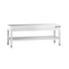 Stół z stali nierdzewnej 1200 x 600 mm – z podstawą