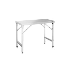 Stół roboczy ze stali nierdzewnej - składany - 1200 x 700 mm