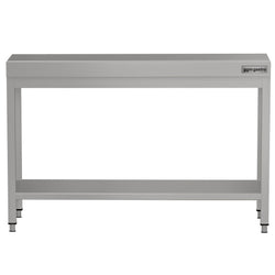 Stół roboczy ze stali nierdzewnej ECO - 1200 x 700 mm - z podstawą