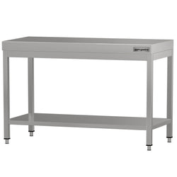 Stół roboczy ze stali nierdzewnej ECO - 1200 x 700 mm - z podstawą