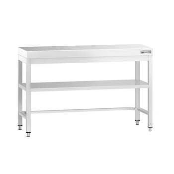 Stół roboczy ze stali nierdzewnej PREMIUM - 1200x800 mm - z dolną półką i rozpórką - Prime Gastro