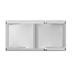 Stół roboczy centralny ze stali nierdzewnej - składany - 1200x700mm