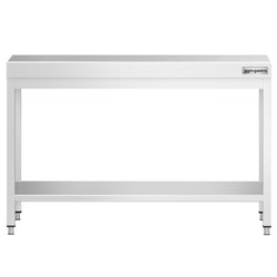 Stół roboczy ze stali nierdzewnej PREMIUM – 1200 x 700 mm – z podstawą