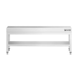 Stół podblatowy ze stali nierdzewnej 1400 x 700 mm – z podstawą