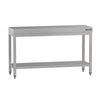Commercial Stainless Steel Centre Table ECO - 1400x600mm - with Undershelf