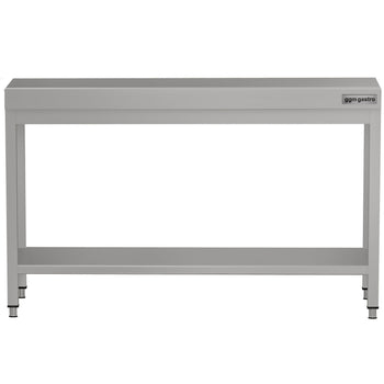 Stół roboczy ze stali nierdzewnej ECO - 1400 x 700 mm - z podstawą - Prime Gastro