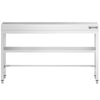 Commercial Stainless Steel Centre Table PREMIUM - 1500x700mm - with Undershelf - with Cross Bracing