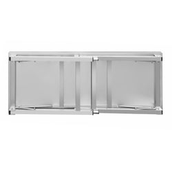 Stół roboczy centralny ze stali nierdzewnej - składany - 1500x700mm