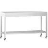Stół roboczy ze stali nierdzewnej PREMIUM – 1600 x 800 mm – z półką dolną i kółkami