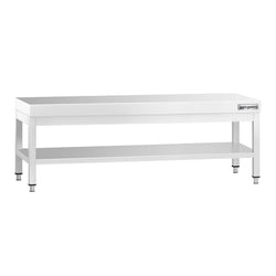 Stół podblatowy ze stali nierdzewnej 1600 x 600 mm – z podstawą