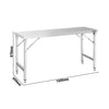 Stół produkcyjny ze stali nierdzewnej - składany - 1600x600mm
