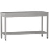 Commercial Stainless Steel Centre Table ECO - 1600x700mm - with Undershelf
