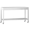 Stół roboczy ze stali nierdzewnej PREMIUM – 1800 x 700 mm – z półką dolną i kółkami