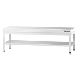 Stół podblatowy ze stali nierdzewnej 1800 x 700 mm – z podstawą