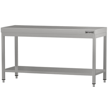 Stół roboczy ze stali nierdzewnej ECO - 1800 x 700 mm - z podstawą - Prime Gastro
