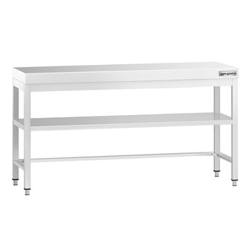 Stół roboczy ze stali nierdzewnej PREMIUM - 1800x800 mm - z dolną półką i rozpórką - Prime Gastro