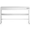 Commercial Stainless Steel Centre Table PREMIUM - 1800x600mm - with Undershelf - with Cross Bracing