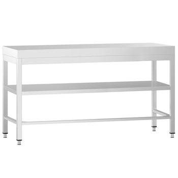 Stół roboczy ze stali nierdzewnej PREMIUM - 1800x600 mm - z dolną półką & rozpórką - Prime Gastro