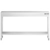 Commercial Stainless Steel Centre Table PREMIUM - 1800x800mm - with Undershelf