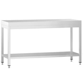 Stół roboczy ze stali nierdzewnej PREMIUM – 1800 x 800 mm – z podstawą - Prime Gastro