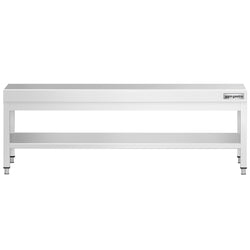 Stół podblatowy ze stali nierdzewnej 2000 x 700 mm – z podstawą