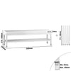 Stół podblatowy ze stali nierdzewnej 2000 x 700 mm – z podstawą