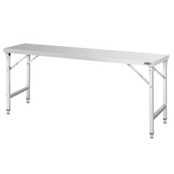 Stół produkcyjny ze stali nierdzewnej - składany - 2000x700mm