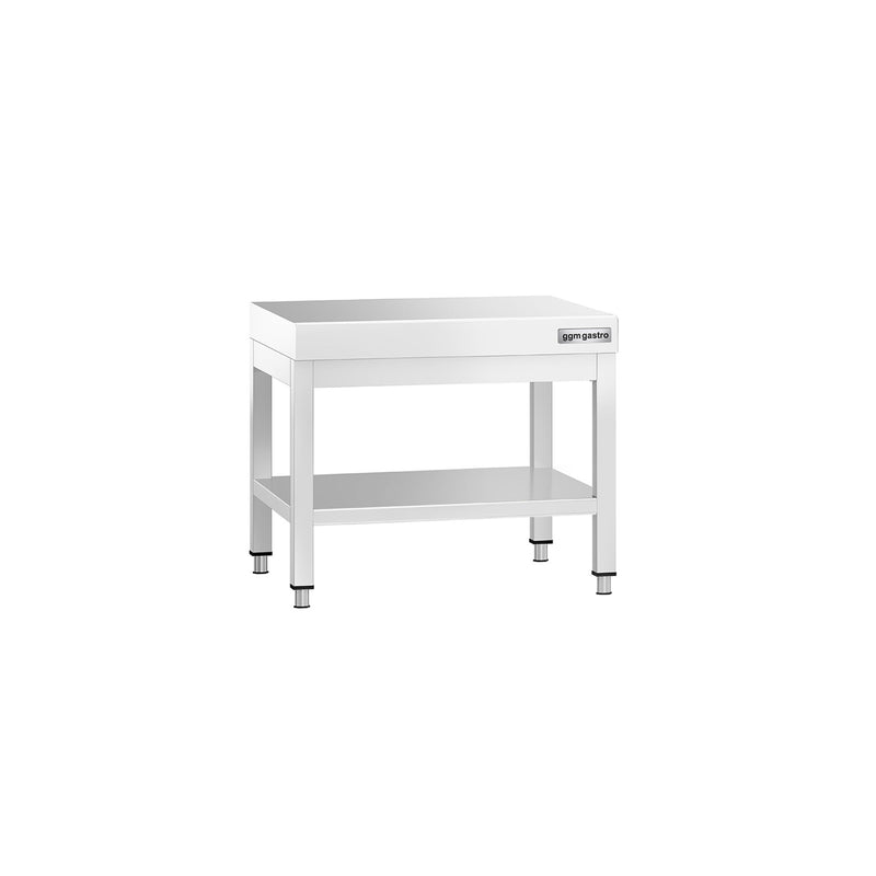 Stół podblatowy ze stali nierdzewnej 600 x 700 mm – z podstawą