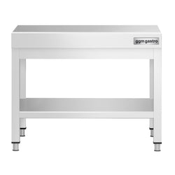 Stół podblatowy ze stali nierdzewnej 600 x 700 mm – z podstawą