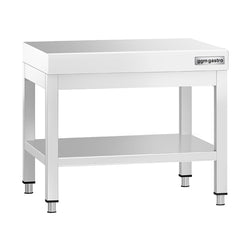 Stół z stali nierdzewnej 600 x 600 mm – z podstawą