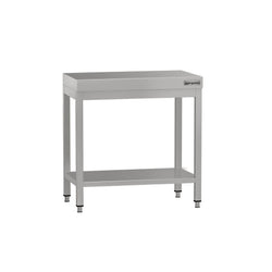 Stół roboczy centralny ze stali nierdzewnej ECO - 600x600mm - z półką
