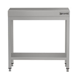 Stół roboczy ze stali nierdzewnej ECO - 600 x 700 mm - z podstawą