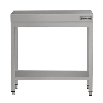 Stół roboczy ze stali nierdzewnej ECO - 600 x 700 mm - z podstawą - Prime Gastro