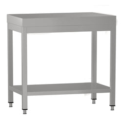 Stół roboczy ze stali nierdzewnej ECO - 600 x 700 mm - z podstawą