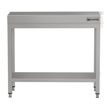 Stół roboczy ze stali nierdzewnej ECO - 700 x 600 mm - z podstawą - Prime Gastro