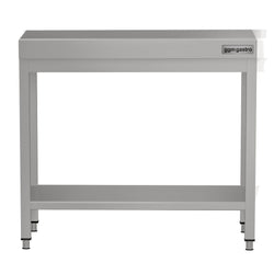 Stół roboczy centralny ze stali nierdzewnej ECO - 700x600mm - z półką
