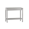 Stół roboczy ze stali nierdzewnej ECO - 800 x 700 mm - z podstawą