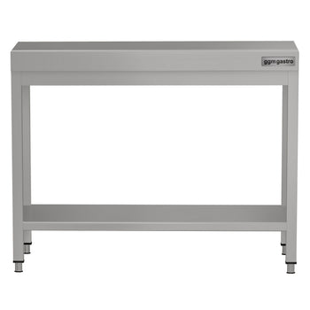 Stół roboczy ze stali nierdzewnej ECO - 800 x 600 mm - z podstawą - Prime Gastro