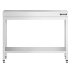 Stół roboczy ze stali nierdzewnej PREMIUM – 800 x 700 mm – z podstawą