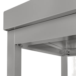Stół roboczy centralny ze stali nierdzewnej ECO - 700x600mm - z półką