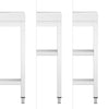 Półka pośrednia - do stołów produkcyjnych ATK67 & ATK67A - 600x663x87mm - stal nierdzewna