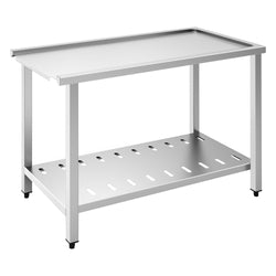 Zmywarka kapturowa - cyfrowa - 8,7 kW - z odzyskiem ciepła, detergentem, nabłyszczaczem i pompą spustową - ze stołem podawczym z lewej strony i stołem spustowym z prawej strony