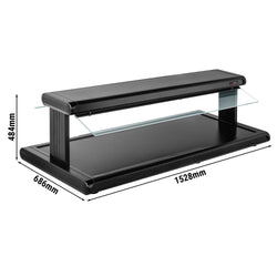 Płyta grzewcza 1528 mm – 1,26 kW – z osłoną szklaną (higieniczną)