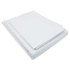 (10 szt.) Poszwa na kołdrę Linz – adamaszek – 140 x 210 cm – 140 g/m² – biała