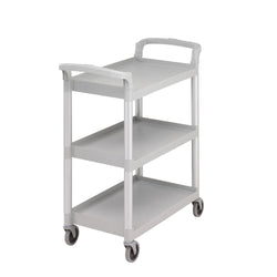 CAMBRO | Wózek do serwowania z polipropylenu - 835x410mm - z 3 piętrami - szary nakrapiany