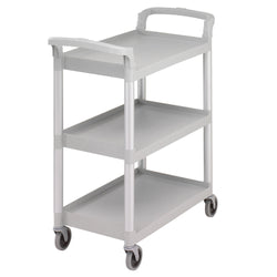 CAMBRO | Wózek do serwowania z polipropylenu - 835x410mm - z 3 piętrami - szary nakrapiany