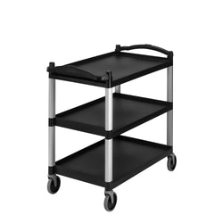 CAMBRO | Wózek do serwowania z polipropylenu - 539x400mm - z 3 piętrami - Czarny