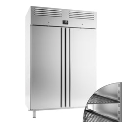 Szafa chłodnicza na blachy EN PREMIUM - EN 600x400 - 1240L - 1385x794mm - 2 drzwi - chłodzenie wentylowane; LED; HACCP